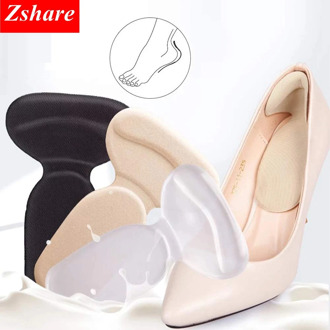 1 Pair T-type Heel Grips Silicone Soft Insert Heel Liner Grips High Heel Comfort Pads Feet Care Accessories HT-8