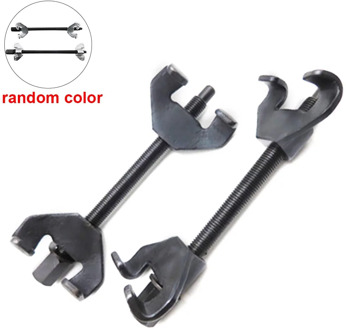 1 Pair Vehicle Durable Spring Compressor Heavy Duty Steel Car Repairing Damping Coil Replacing Professional Suspension Clamps