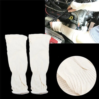 1 Pair Welding Protection Sleeves Cutting Resistant flame Resistant Heat Protective Welding Lengthen Arm Sleeves Denim working