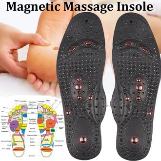 1 Pairs Magnetische Therapie Massage Inlegzolen Voor Voeten Unisex Gewichtsverlies Bloedsomloop Bevorderen Voet Magneet Gezondheidszorg Schoen Pads