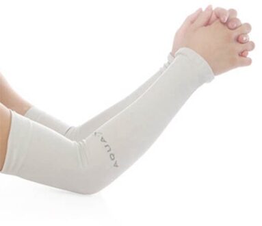 1 Pairs Unisex Arm Cooling Mouwen Uv Bescherming Arm Mouwen Voor Mannen & Vrouwen, Voor Hardlopen, Fietsen, wandelen, Golf grijs