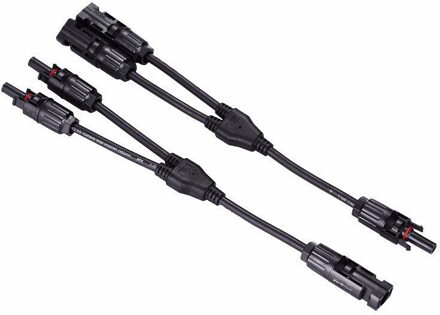 1 Pairs x MC4 Connector Y tak M/M/F en F/F/M, mc4 y Solar Panel Kabel Tak Connector