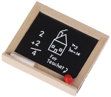 1 Pc 1:12 Accessoires Diy Kinderkamer Accessoires Kleine Blackboard Minibord Model Poppenhuis Miniaturen