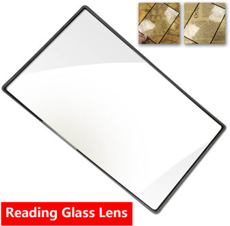 1 Pc 180X120 Mm A5 Platte Pvc Vergrootglas Vel X3 Boek Pagina Vergroting Vergrootglas Reading Glas Lens Dikte 0.5 Mm