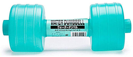 1 Pc 1Kg Body Building Water Fles Dumbbells Gym Oefenmateriaal Yoga Training Sport Vrouwen Gewichtsverlies Fitness Accessoires groen
