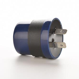 1 pc 2 Pins Motor Buzzer Flasher Relais Indicator DC 6V 12V Input Motorfiets Blauw Ingebouwde Pieper Flasher turn Signal LED Blinker