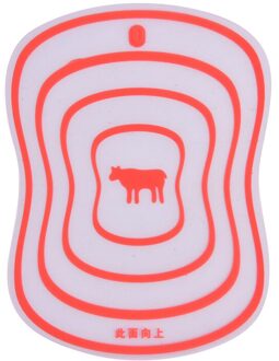1 Pc 20*15 Cm Groente Fruit Vlees Snijplank Huishouden Keuken Gereedschap Keuken Snijplank Antislip frosted Snijplank oranje