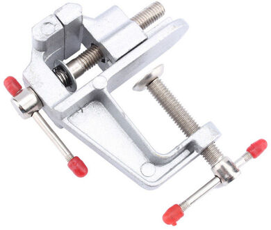 1 PC 3.5 Inch Aluminium Kleine Juweliers Hobby Klem Op Tafel Bankschroef Mini Tool Vice