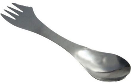 1 Pc 3 in 1 Titanium Vork Lepel Spork Bestek Gebruiksvoorwerp Combo Keuken Outdoor Pkitchen gadgets Gebruiksvoorwerpen Accessoires