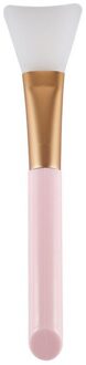 1 Pc 3 Kleuren Siliconen Brush Blending Brush Gezichtsmasker Borstel Siliconen Silicagel Modder Masker DIY Roeren Toepassen Borstel make-up Roze