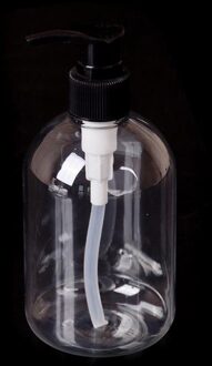 1 Pc 350 Ml Zeepdispenser Gezichtsreiniger Organiseren Fles Shampoo Douchegel En Lotion Opslag Flessen zwart