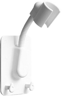 1 Pc 360 ° Douche Clip Badkamer Haak Douchekop Vaste Verstelbare Punch-Gratis Douche Beugel Douchekop Nozzle beugel Plank chroom