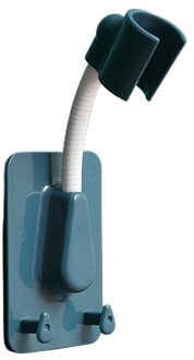 1 Pc 360 ° Douche Clip Badkamer Haak Douchekop Vaste Verstelbare Punch-Gratis Douche Beugel Douchekop Nozzle beugel Plank Geborsteld Nikkel