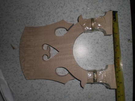 1 pc 4/4 size fijne esdoorn verstelbare dubbele Bass Bridge belgische stijl