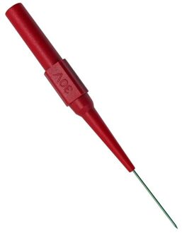1 Pc 4 Mm Test Probe Roestvrijstalen Naald Tester Lead Probe Tip Voor Multimeter Tool Kit Test Probes Naald voor Banana Plug rood