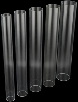 1 Pc 48~50cm Length 50/60/70/75/90mm Highly Transparent Acrylic Pipe Fish Tank Aquarium Irrigation Pipe Tube