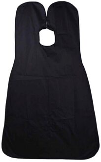 1 Pc 6 Kleur Professionele Kapper Schort Kapsel Baard Schorten Cape Voor Kapper Kapsalon Schorten Bezuinigingen Scheren Doek Barbers zwart