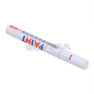 1 Pc 7 Kleuren Rubber Metalen Waterdichte Permanente Autobanden Tread Paint Marker Pen wit