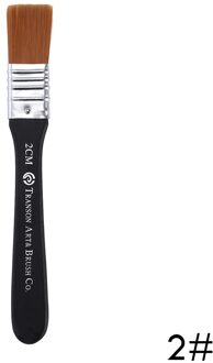 1 pc 7 Modellen Nylon Haar Olieverfschilderij Borstel Aquarel Grote Kunstenaar Tekening Kwast Pen Art DIY Accessoire Houten handvat Tool 2