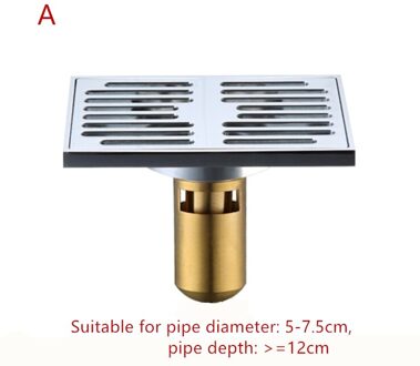 1 pc 9*14 cm Europese Messing Afgewerkt Grote Verplaatsing Badkamer Balkon Deodorant Afvoerputje