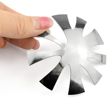 1 Pc 9 Maten Franse Witte V-Vorm Cut Nagels Manicure Edge Trimmer Vormige Rvs Line Tools Diy nail Acryl Cutter C #11 Grijs