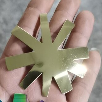 1 Pc 9 Maten Franse Witte V-Vorm Cut Nagels Manicure Edge Trimmer Vormige Rvs Line Tools Diy nail Acryl Cutter C #11 V-vorm gouden