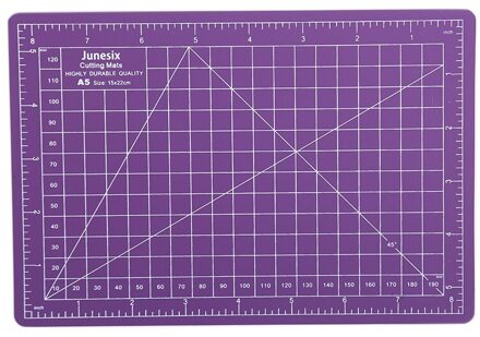 1 Pc A5 Pvc Self Healing Snijmat Craft Quilten Grid Lijnen Gedrukt Board A4