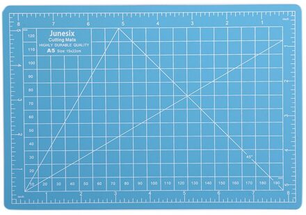1 Pc A5 Pvc Self Healing Snijmat Craft Quilten Grid Lijnen Gedrukt Board A6