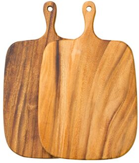 1 Pc Acacia Houten Hakblokken Dubbele Kanten Houten Snijplank 1.5Cm Dikke Breadboard Keuken Gereedschap