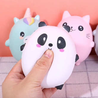 1 PC Adorable Cat Slow Rising Cream Scented Stress Relief Toys Animals Decompression toy Girls Boys Christmas Gift Wholesale