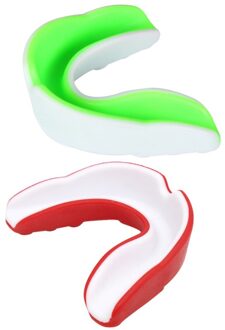 1 Pc Adult Mouthguard Sports Mouth Guard Teeth Braces Protector Gum Shield for Sports Boxing Football Hockey Rugby (Red White St afbeelding 3