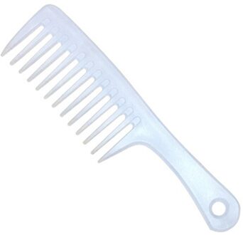 1 Pc Anti-Statische Grote Grove Kam Kappers Kam Vrouwen Opknoping Gat Handvat Grip Krullend Haar Haarborstel Beauty kammen 1 stk B