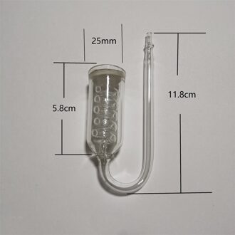 1 Pc Aquarium CO2 Diffuser Glas Tank Bubble Verstuiver Reactor Solenoid Regulator Moss CO2 Verstuiver Voor 60 ~ 300L Planten B 11.8X5.8X2.5cm