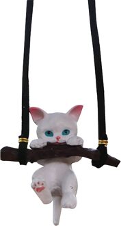 1 Pc Auto Hanger Creatieve Leuke Tak Kat Achteruitkijkspiegel Hanger Auto-interieur Decoratie Auto Interieur Accessoires