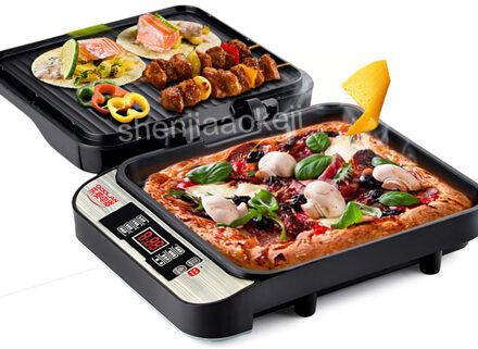 1 Pc Automatische Elektrische Bakpan DLD-009 Dubbelzijdig Huishoudelijke Timing Multifunctionele Schorsing Non-stick Koekenpan machine 220V