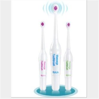 1 PC Baby Kids Elektrische Tandenborstel Voor Kinderen Massage Beschermende Tandenborstel Met 3 STUKS Vervangen Opzetborstel