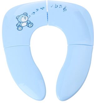 1 Pc Baby Reizen Vouwen Potty Seat Peuter Draagbare Toilet Training Seat Kinderen Urinoir Kussen Kinderen Pot Stoel Pad/mat Blauw