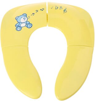 1 Pc Baby Reizen Vouwen Potty Seat Peuter Draagbare Toilet Training Seat Kinderen Urinoir Kussen Kinderen Pot Stoel Pad/mat geel