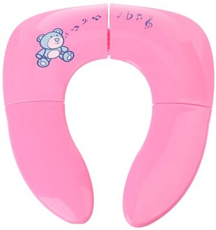 1 Pc Baby Reizen Vouwen Potty Seat Peuter Draagbare Toilet Training Seat Kinderen Urinoir Kussen Kinderen Pot Stoel Pad/mat Roze