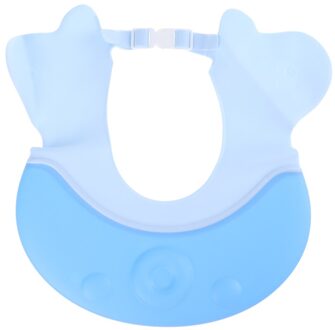 1 Pc Baby Shampoo Cap Leuke Vleugel Dier Baby Hoed Peuter Wash Hair Shield Kids Douche Blauw