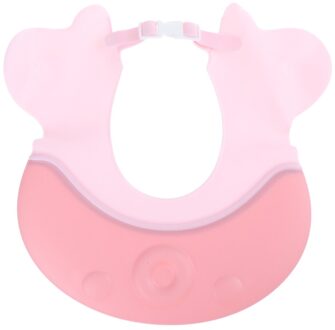 1 Pc Baby Shampoo Cap Leuke Vleugel Dier Baby Hoed Peuter Wash Hair Shield Kids Douche Roze