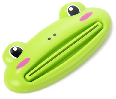 1 pc Badkamer Accessoires Thuis Tube Tandpasta Squeezer Cartoon Tandpasta Dispenser Rolling Holder Tandpasta Dispenser kikker