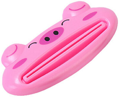 1 pc Badkamer Accessoires Thuis Tube Tandpasta Squeezer Cartoon Tandpasta Dispenser Rolling Holder Tandpasta Dispenser poeder varken