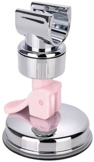 1 Pc Badkamer Verstelbare Douchekop Holder Rack Beugel Krachtige Zuignap Douche Houder Wandmontage Douche Accessoire Roze