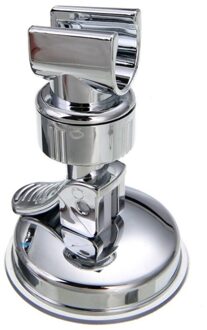 1 Pc Badkamer Verstelbare Douchekop Holder Rack Beugel Krachtige Zuignap Douche Houder Wandmontage Douche Accessoire sliver