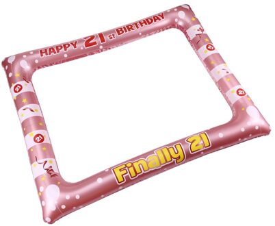1 Pc Birthday Party Grappige Fotolijst Opblaasbare Photo Prop Voor Leeftijd 18 21 years old