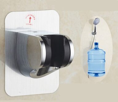 1 Pc Brand Badkamer Haak Verstelbare Punch Gratis Douche Bracket Wall Mount Naadloze Base