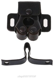1 Pc Brons Dubbele Roller Vangsten Kast Kast Deur Klink Hardware Deur Clip 193C 2
