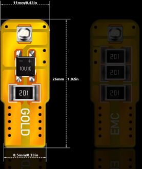 1 PC CANBUS LED Breedte Licht W5W 3030SMD Fog Light Bulb Lamp Super Heldere Spaarlamp auto accessoires Blauw