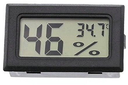 1 Pc Dc 12 V/24 V/110 V-220 V Ac Led Digitale Temperatuurregelaar Thermostaat thermometer Temperatuur Schakelaar Sensor Meter 1stk zwart